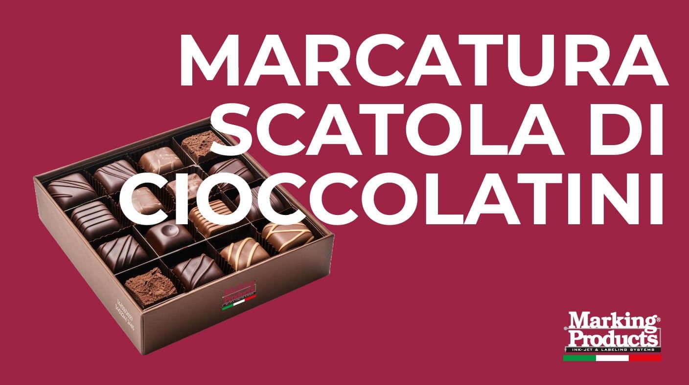 Marcatura e codifica delle scatole di cioccolatini