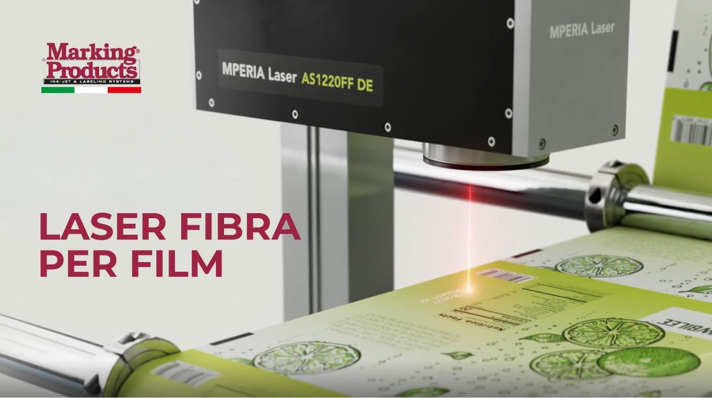 Marcatura laser a fibra su film plastico_Marking Products