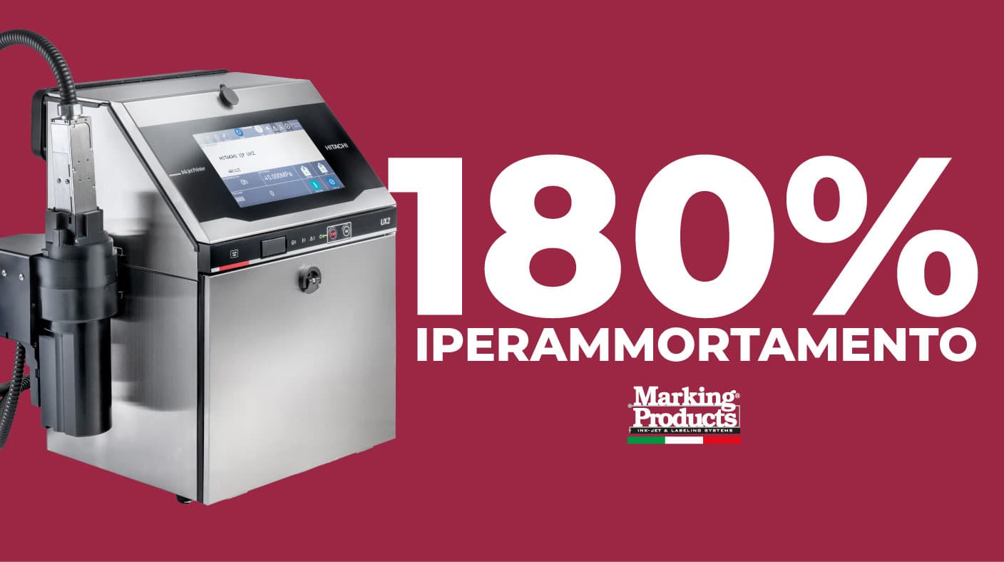 Ammortamento 180%_Marcatori industriale_Marking Products