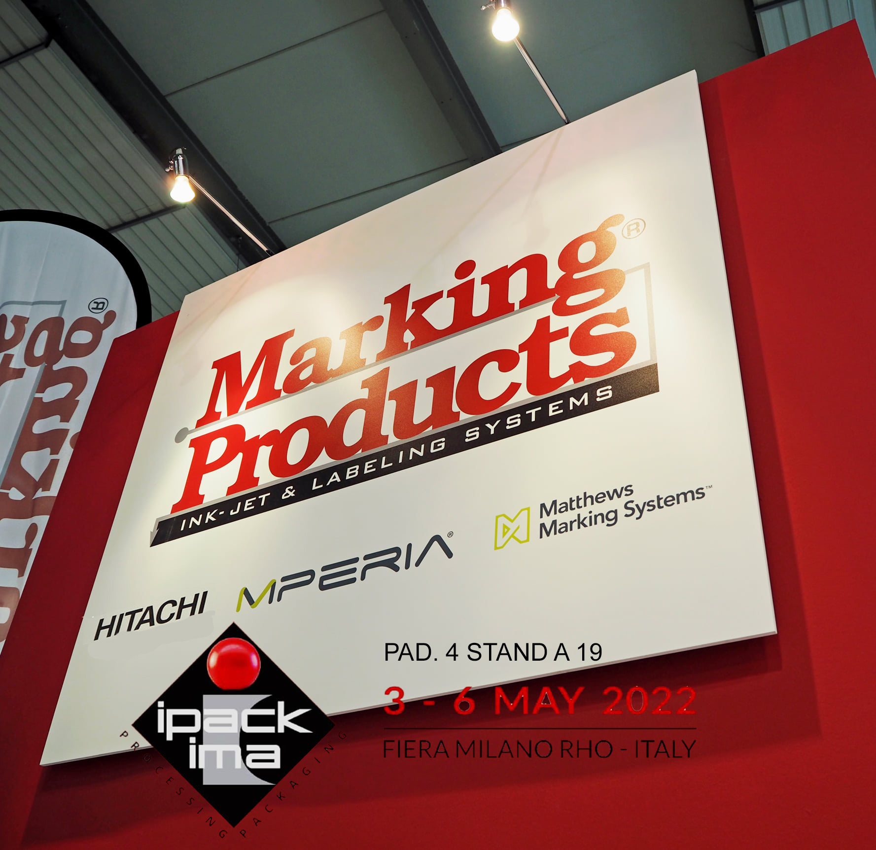 Marking Products espone a IPACK-IMA fiera Milano packaging industriale tecnologie di codifica ed etichettatura